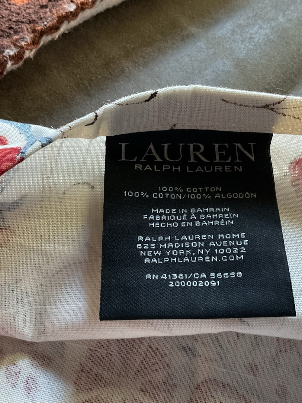 Lauren Ralph Lauren Kelsey Red Cream Bohemian Paisley King Duvet Cover Sets 3PCS - Picture 12 of 14